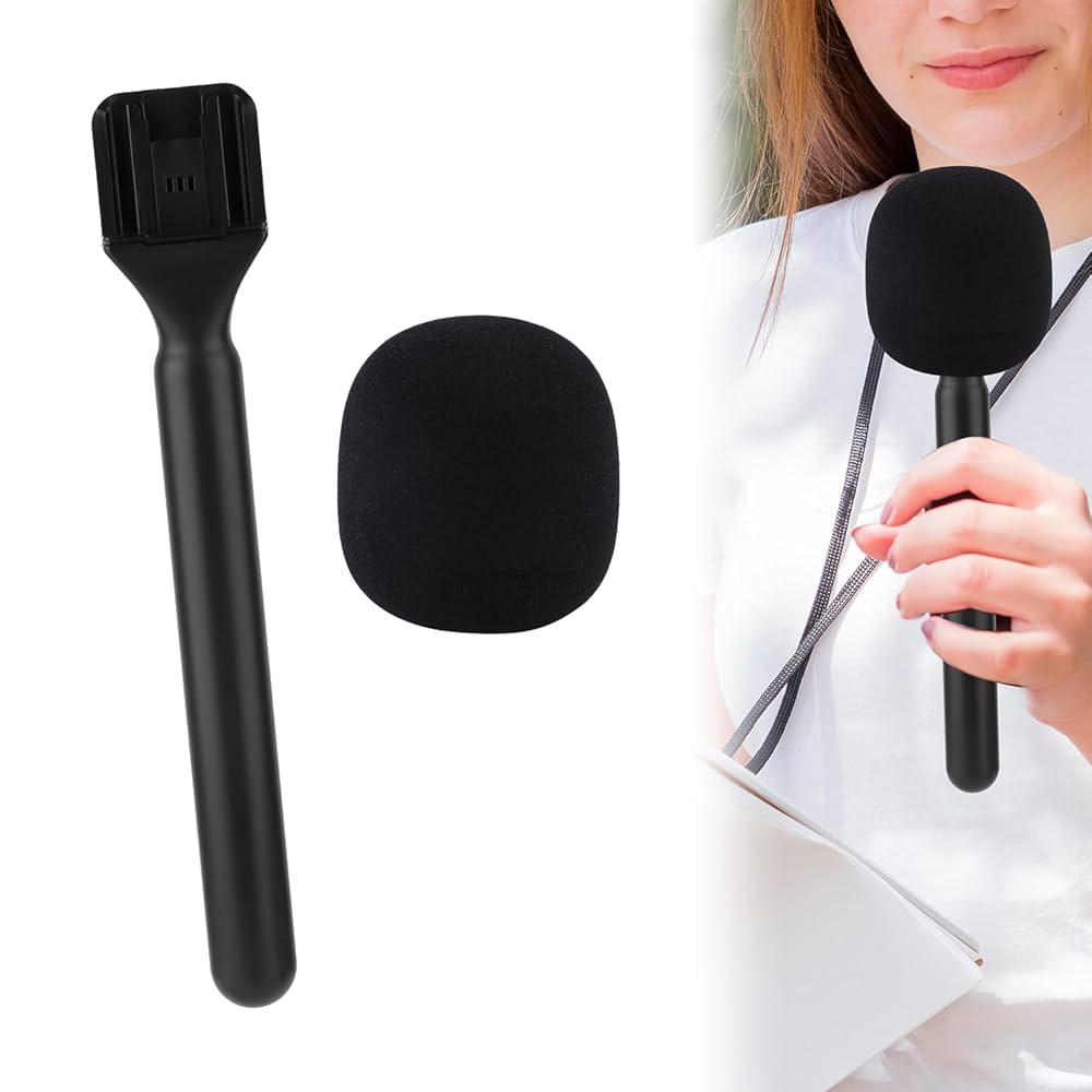 Wireless Microphone Holder for Interview (Microphone not included)
