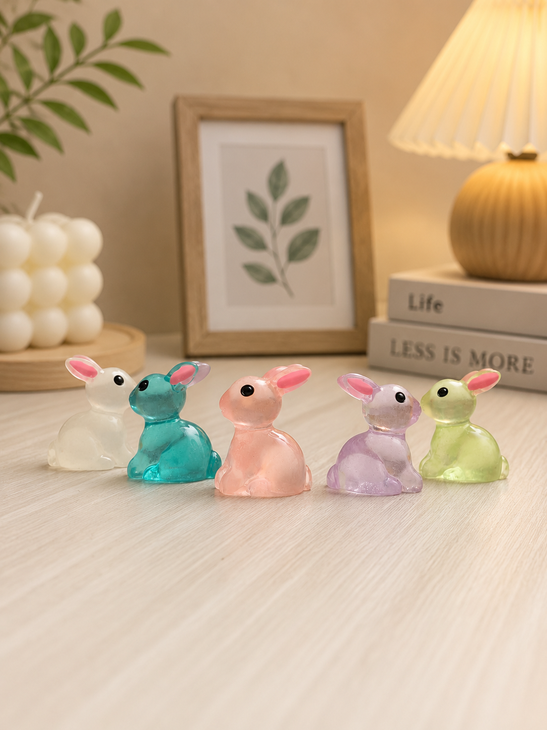 Rabbit / Fish / Ghost shape Radium Miniature - 5pcs