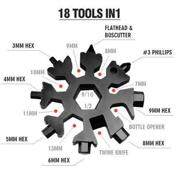 18 in 1 Snowflake Tools